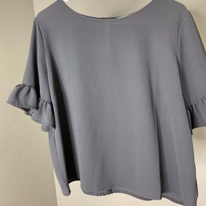 Float gray blouse